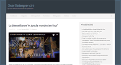 Desktop Screenshot of oser-entreprendre.fr