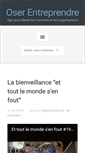 Mobile Screenshot of oser-entreprendre.fr